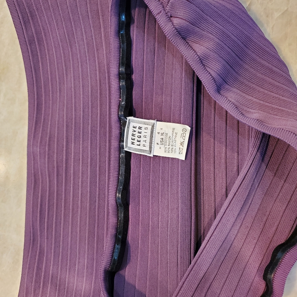 RARE NWOT Herve Leger bustier top & chocker set - Picture 5 of 11